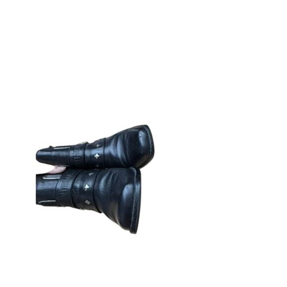 "HARLEY DAVIDSON" Boots SZ 8 Leather VTG Buckles Studded  Y2K Bad Girl Biker - Picture 15 of 16